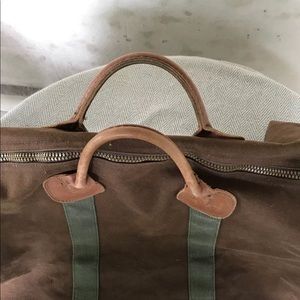 ll bean leather duffle